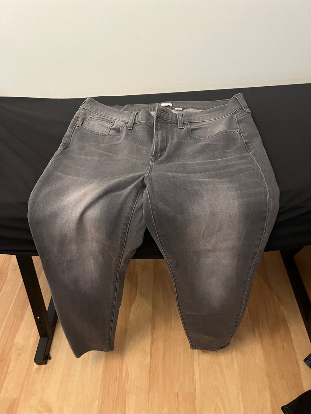 J. Crew Women's Faded Gray Boyfriend Jeans